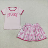 RTS kids clothes ghost girls halloween matching clothes winter set-2025.9.5