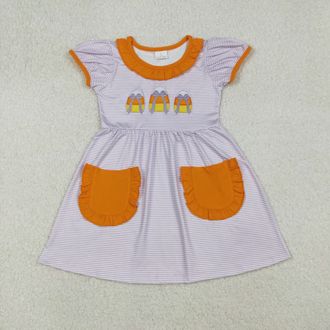 GSD2791  toddler girl clothes embroidery candy baby girl summer dress