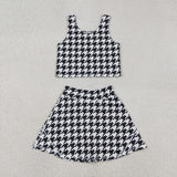 GSD2858   toddler girl clothes black girl summer set yoga clothes
