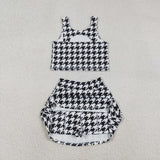 GSD2858   toddler girl clothes black girl summer set yoga clothes