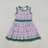 GSD2868  toddler clothes crayfish print girl yoga summer dress