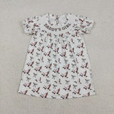 RTS kids matching clothing embroidery  mallard print clothing baby summer clothing-2025.12.18