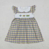 RTS kids matching clothing embroidery mardi gras print clothing baby summer clothing-2026.1.6