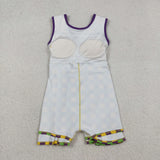 GSD2946   toddler clothes mardi gras  girl yoga summer dress