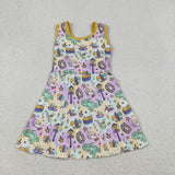 RTS baby clothes baby girl summer set mardi gras print baby summer yoga set-2025.12.26