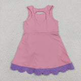 GSD3028 toddler clothes pink girl yoga summer dress