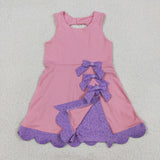 GSD3028 toddler clothes pink girl yoga summer dress