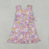 GSD3095 toddler clothes flower girl yoga summer dress