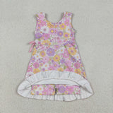 GSD3095 toddler clothes flower girl yoga summer dress