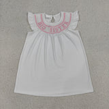 RTS  Matching clothing  kids embroidery sister print clothing baby summer clothing-2026.5.5