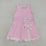 GSD3315    toddler girl clothes pink girl summer yoga dress