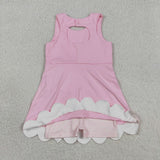 GSD3315    toddler girl clothes pink girl summer yoga dress