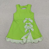 GSD3316   toddler girl clothes green girl summer yoga dress