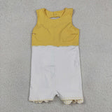 GSD3318   toddler girl clothes yellow girl summer yoga dress