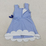 RTS Matching clothing kids gingham print clothing girl summer yoga clothing-2026.4.1