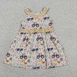 RTS  Matching clothing kids farm life print baby girl summer clothing-2026.5.11