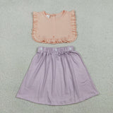 RTS Matching clothes stripe print clothing girl summer clothing-2026.4.30