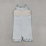 GSD3565   toddler clothes  flower print girl yoga summer dress
