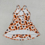 GSD3634  toddler clothes state camo print girl yoga summer dress