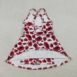 GSD3636  toddler clothes state camo print girl yoga summer dress