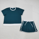RTS Matching toddler clothes purple print clothing  mommy kids summer clothes-2026.4.14