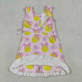 RTS Matching clothing kids lemon print clothing girl summer yoga clothing-2026.4.1