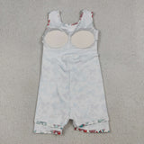 GSD3750  toddler clothes popsicle print girl 4th of July yoga summer dress