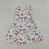 GSD3750  toddler clothes popsicle print girl 4th of July yoga summer dress