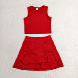 GSD3759  toddler clothes orange color print girl yoga summer dress