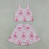 RTS Matching clothing kids castle print clothing girl summer yoga dress-2026.5.20