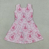 RTS Matching clothing kids castle print clothing girl summer yoga dress-2026.5.20