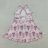 GSD3915   toddler clothes cartoon print girl yoga summer dress