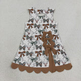 GSD4008  toddler clothes hunting print girl summer yoga dress