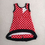 GSD4128  toddler clothes solid color print girl yoga summer dress