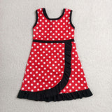 GSD4128  toddler clothes solid color print girl yoga summer dress
