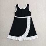 GSD4140 toddler clothes solid color print girl yoga summer dress