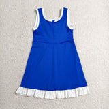 GSD4141  toddler clothes solid color print girl yoga summer dress