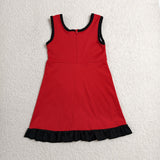 GSD4146  toddler clothes solid color print girl yoga summer dress