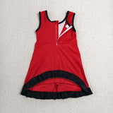 GSD4146  toddler clothes solid color print girl yoga summer dress