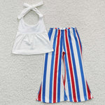 Toddler summer american babe fourth outfit