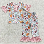 Rachel ABC little girls pink outfit