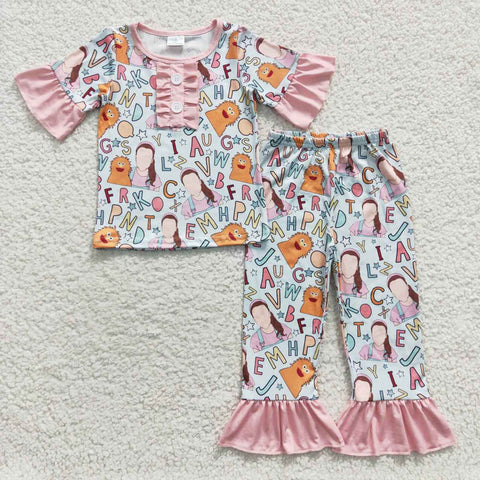 Rachel ABC little girls pink outfit