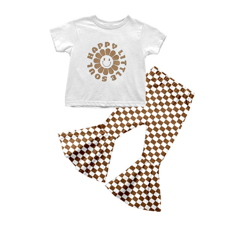 Happy little soul checkered bell sets for girls