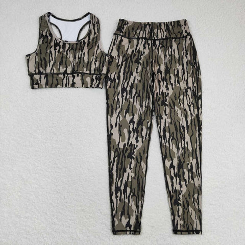 GSPO1461 adult clothes camouflage adult women yoga wear