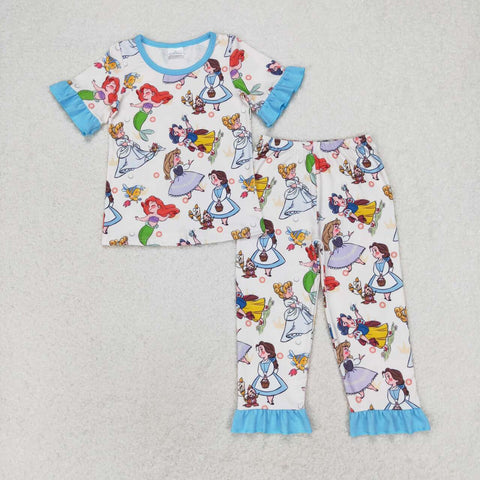 GSPO1556  baby girl clothes princess girl pajamas outfit