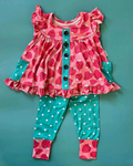 GSPO1983 pre-order  toddler girl clothes strawberry girl fall spring set-2025.1.27