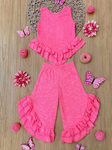 GSPO2009 pre-order baby girl clothes pink girl bell bottoms outfit-2025.3.31