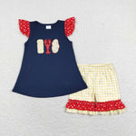 GSSO0452 baby girl clothes crayfish girl summer outfits