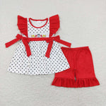 GSSO0454 baby girl clothes crawfish summer outfits