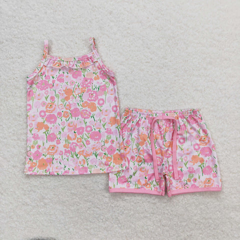 GSSO0868  baby girl clothes floral toddler girl summer outfits